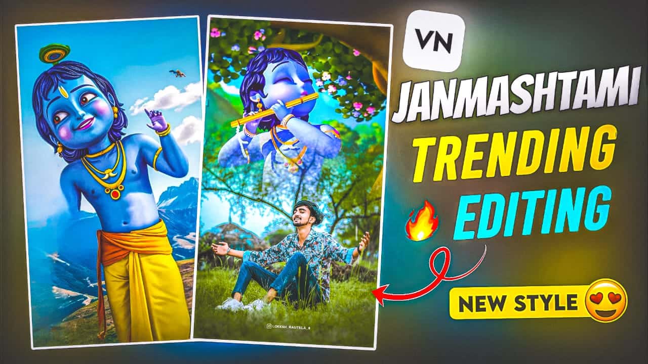 Janmashtami Capcut Template & VN Code