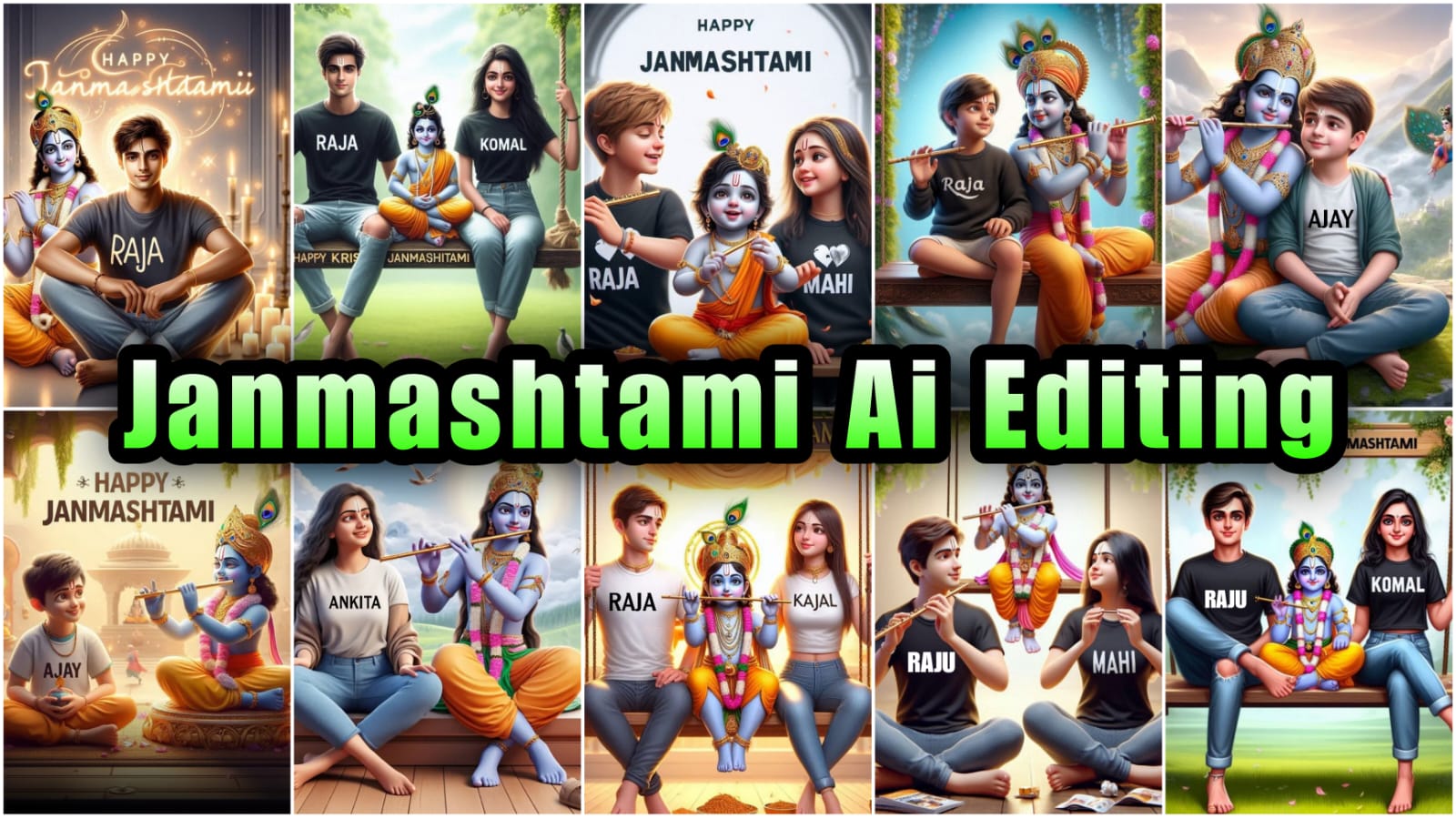 Janmastami Ai Photo Editing Prompt 2024