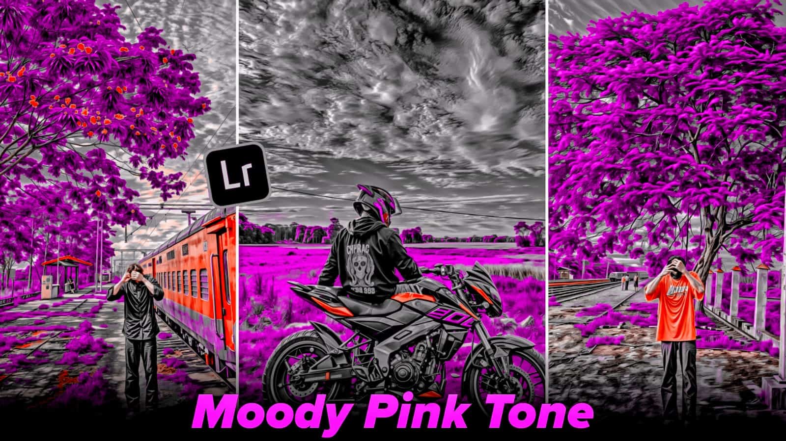 Moody Pink Tone Lightroom Presets