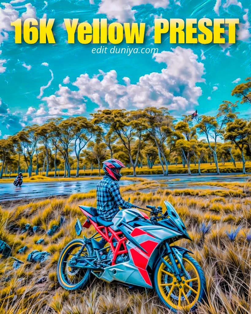 16K Yellow Lightroom Presets